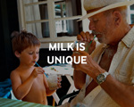 Melk er unikt