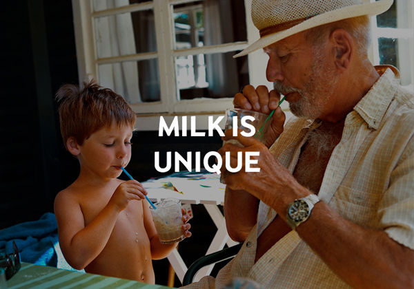 Melk er unikt
