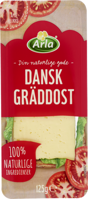 Arla Dansk Gräddost Skivet 125 G