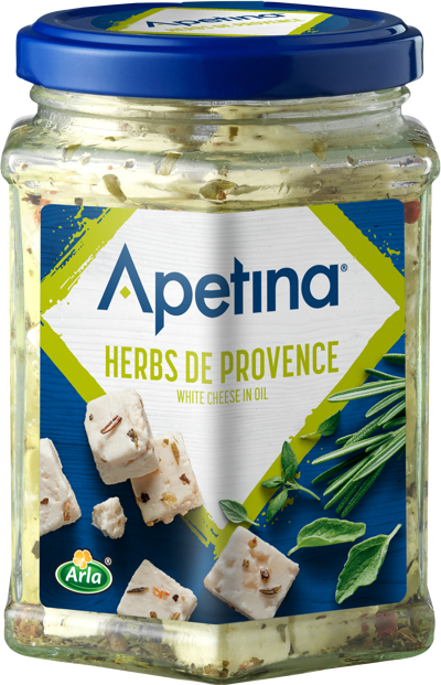 Apetina white Cheese Cubes in Oil Herbes de Provence 265g