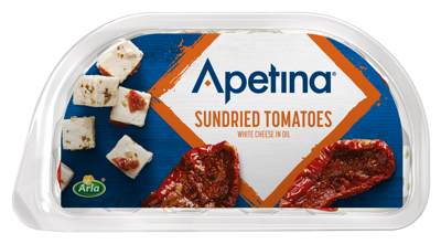 Apetina white cheese cubes in oil Sundried Tomatoes 100 g