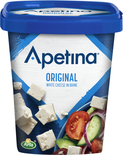 Apetina white cheese cubes in brine