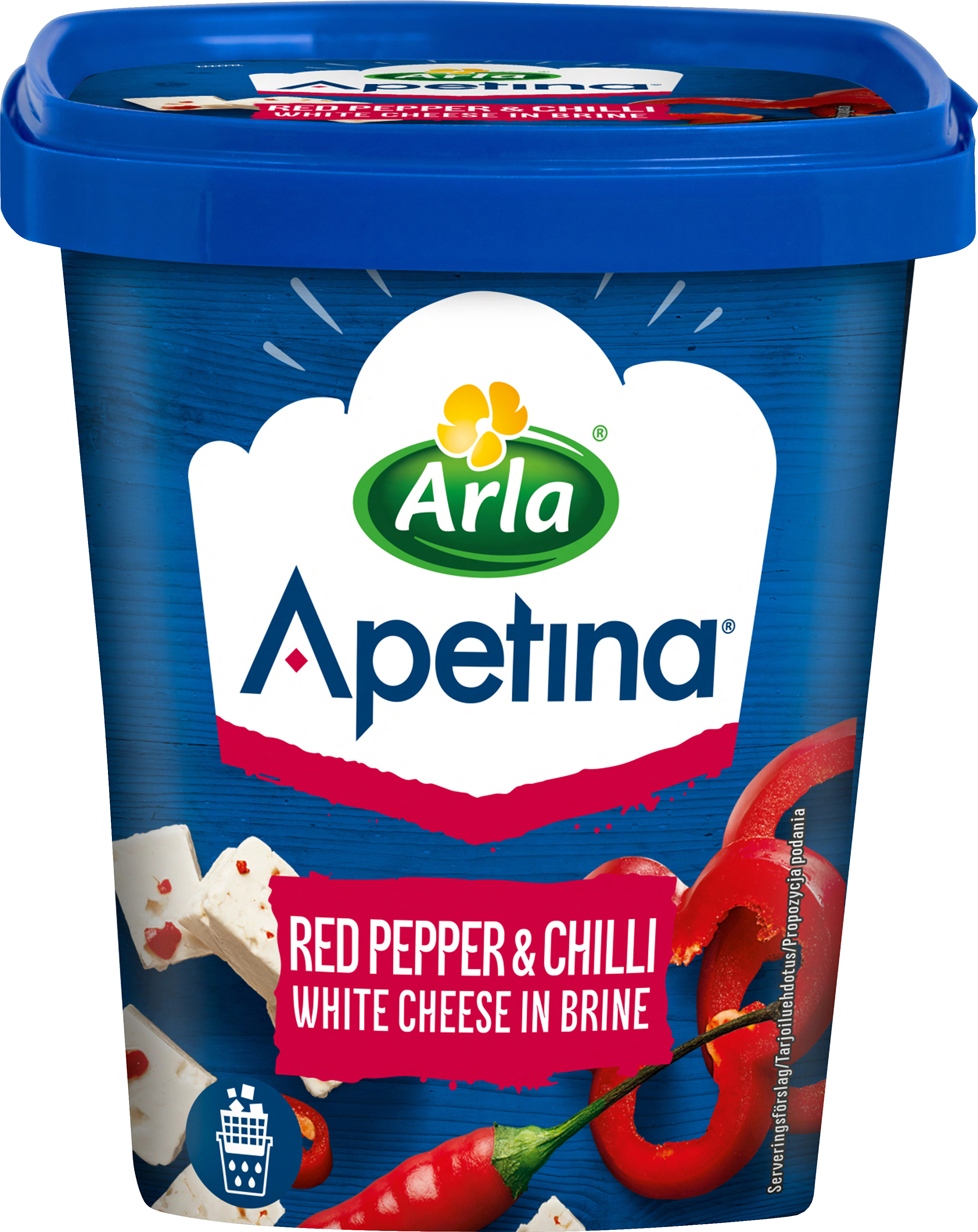 Cubes in brine Red Pepper & Chilli