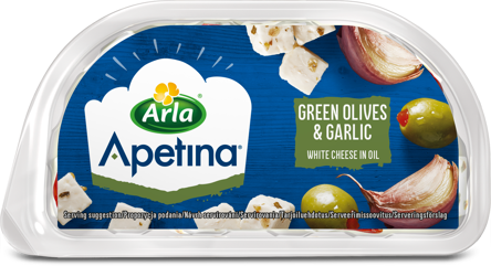Green Olives & Garlic 100 g