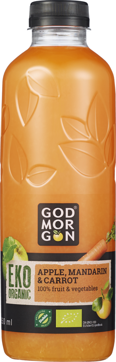 Økologisk Mandarin & Gulrot 850ml