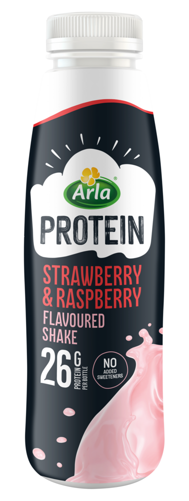 Arla Protein Arla Protein Strawberry & Raspberry Flavoured Milk Drink 482ml