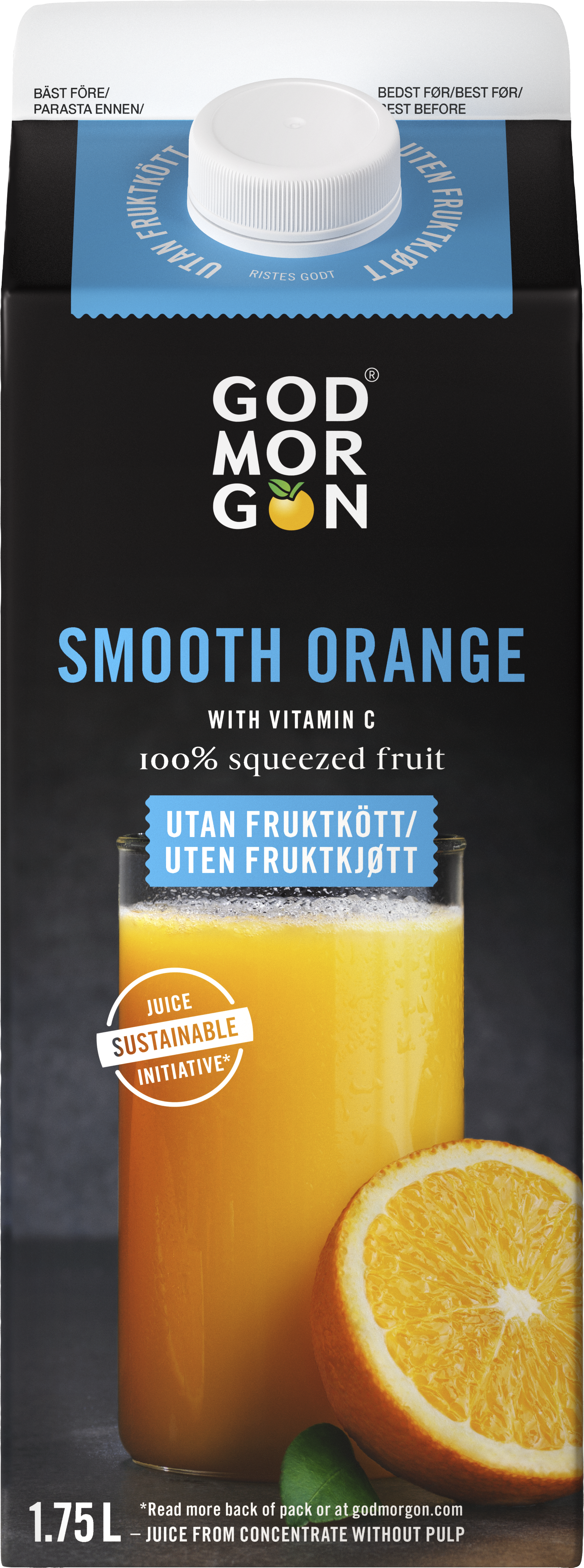 God Morgon [old] Smooth Appelsin 1,75 liter